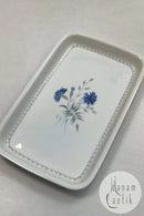 Bing og Grøndahl Hvid Demeter / Kornblomst Kaffebakke No. 96