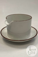 Royal Copenhagen Domino Sauceskål på fast fad u/ Låg No. 14916