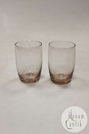 Et par Holmegaard Sodavandglas