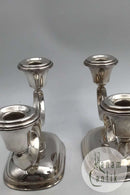 David Andersen Silver Two-armed Candlesticks (2) (1888-1925)
