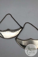 Dansk Sølv Flaskeskilte (2) Jägermeister / Madeira