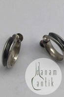 Hans Hansen Sterling Sølv Øreringe (Skruer) No. 421