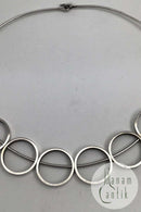 Hans Hansen Sterling Sølv Moderne Halsring No. 359 Bent Gabrielsen