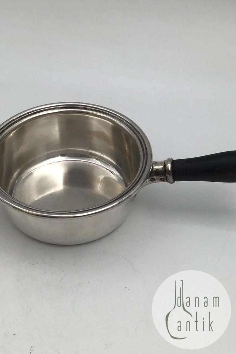 Dansk Sølv Kasserolle med træhåndtag (1925)