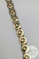 Georg Jensen Sterling Sølv Forgyldt Marguerit Armlænke