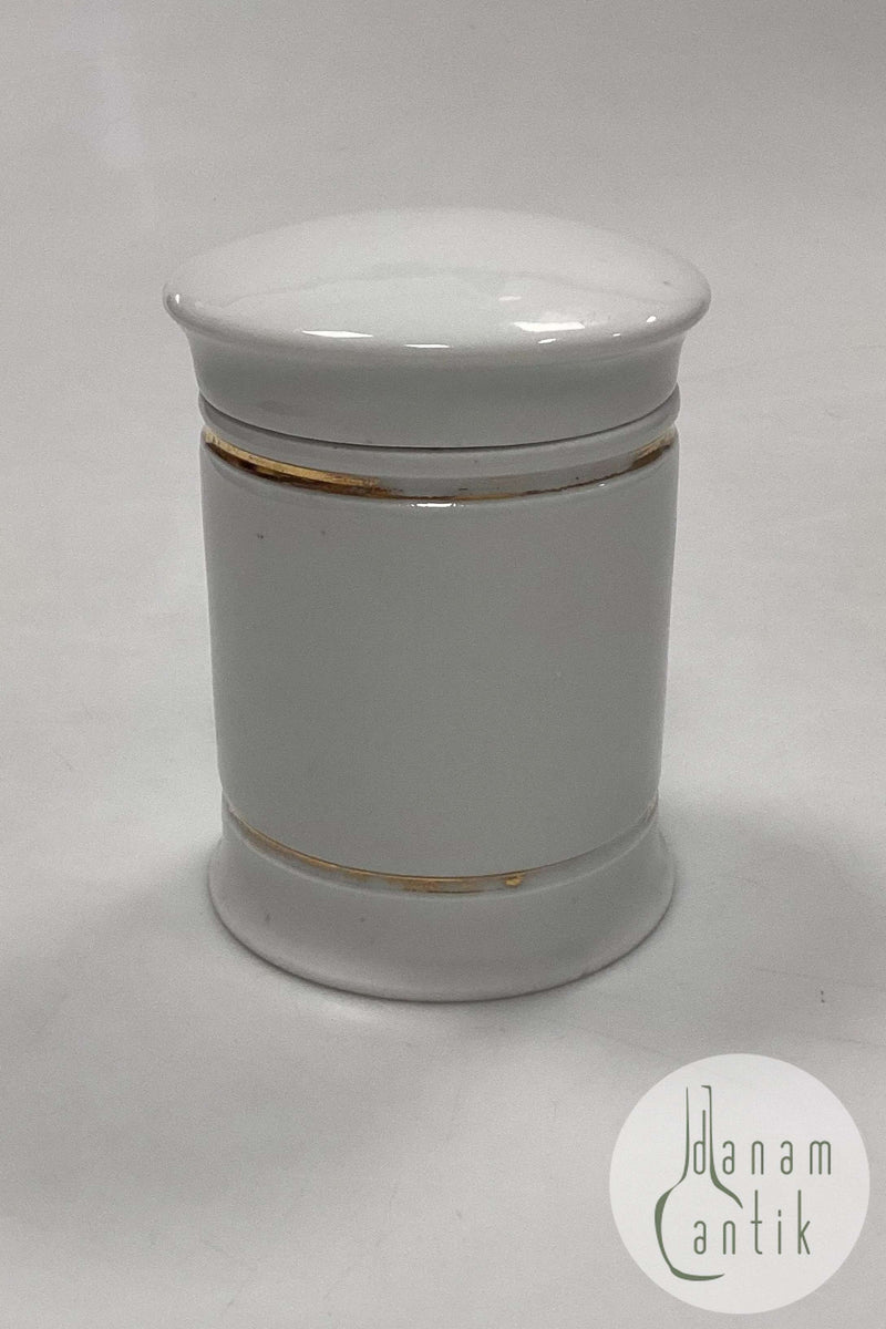 Apotekerkrukke i porcelæn: EXTRACT. CASCARIL.