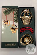Georg Jensen Christmas Classics Julepynt 2008 - Julerose og Blomsterkurv