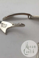 Bent Knudsen Sterling Silver Shark Fin Necklace