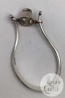 "Georg Jensen" Vivianna Torun Bülow-Hübe Sterling Sølv Armring Quartz