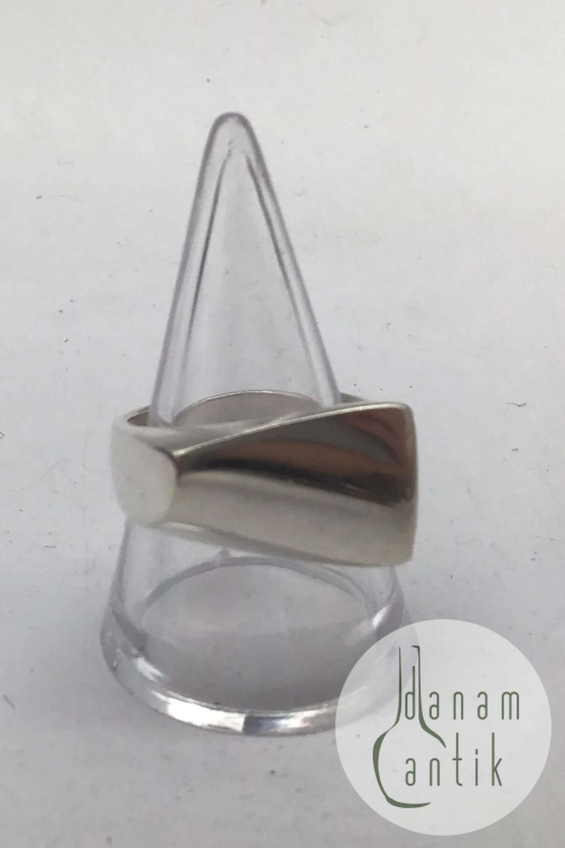 Georg Jensen Sterling Sølv Ring No. 141 Plaza Henning Koppel