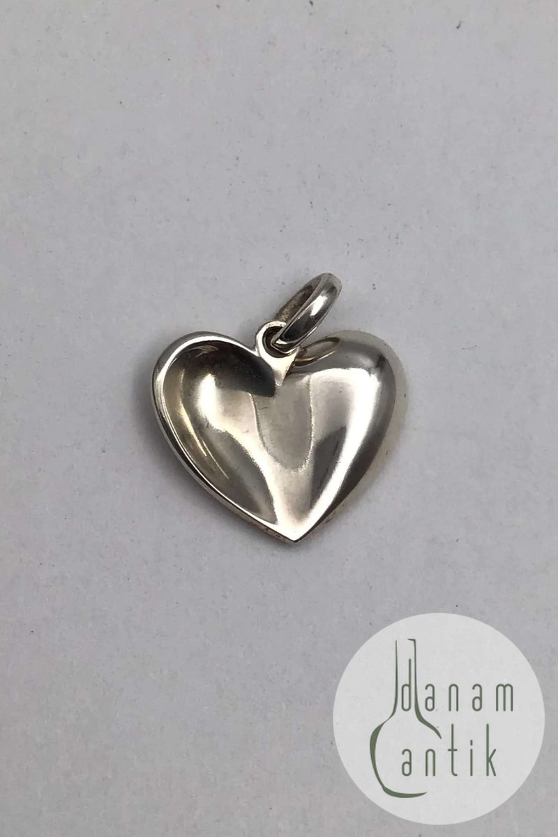Georg Jensen Sterling Sølv Hjertevedhæng 2012 Allan Scharff