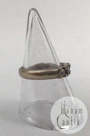 J. Aagaard 14K Hvidguld Ring med Brillanter (3 x 0.07)