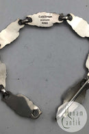 Evald Nielsen Sterling Sølv Armlænke (Agern)