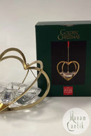 Holmegaard Golden Christmas Fyrfadslysetage - Hjerte 2005