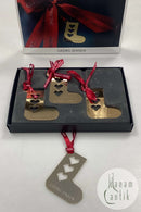 Georg Jensen Gavemærke - Julesok med Hjerter