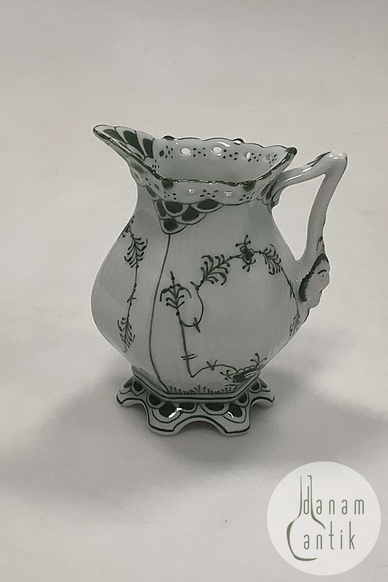 Royal Copenhagen Grøn Musselmalet Helblonde Flødekande No. 392