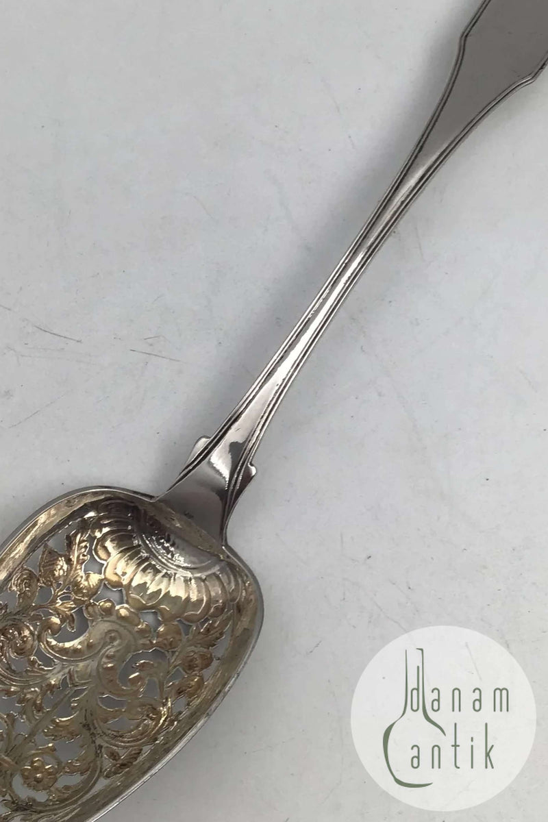 Engel Gammel Riflet Sølv Bærske (1848)