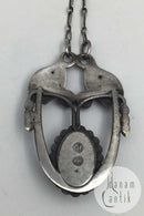 Georg Jensen Silver Necklace No. 4 (Multi colored) (1915-1930)