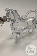 Holmegaard Snapsehund i klart glas