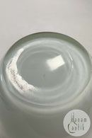 Holmegaard Hvid Opal Vase med bølgekant