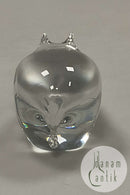 Holmegaard Glas Figur af Flodhest