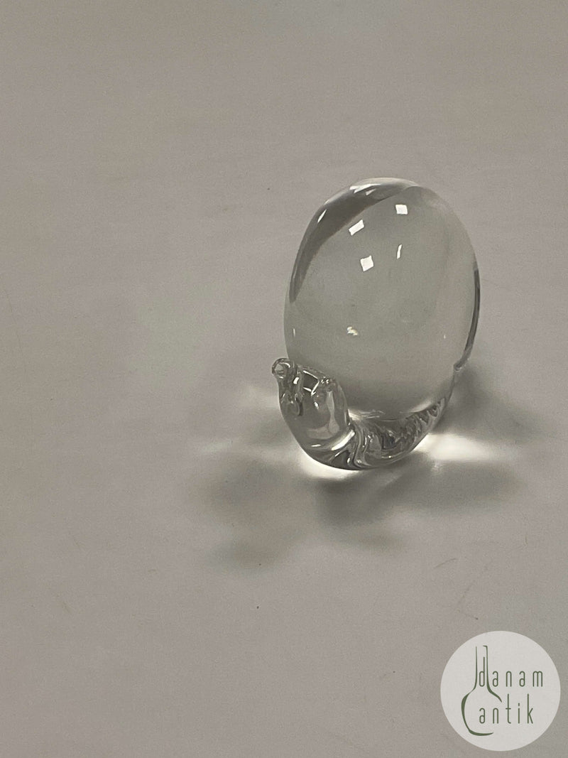 Holmegaard Glas Figur af Snegl