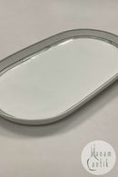 Bing og Grøndahl Delfi Grøn Aflangt fad No 316