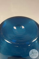 Holmegaard Capri vase in blue glass