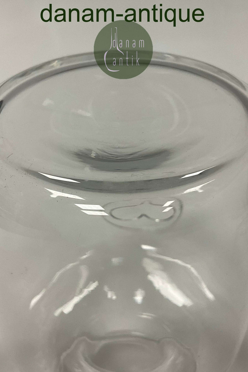 Holmegaard Karaffel i klart glas Proppen er også et glas