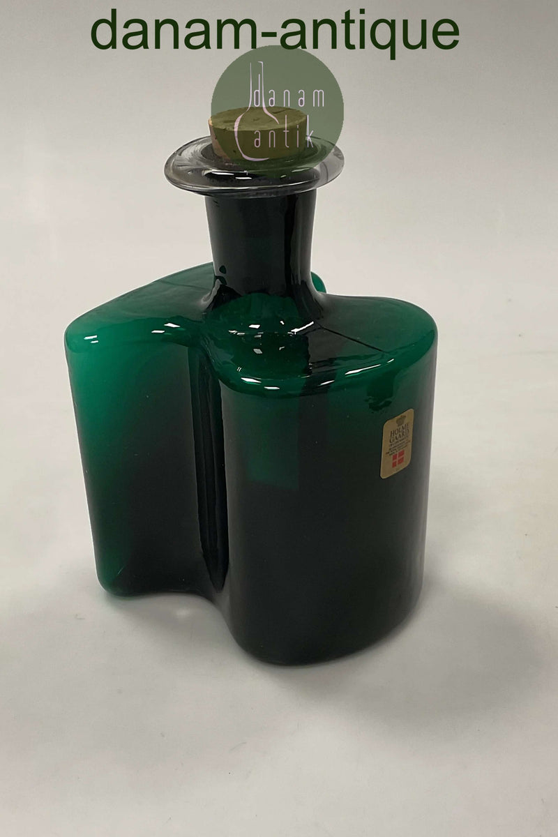 Holmegaard Hivert Dram Flaske grøn