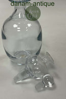 Holmegaard Karaffel i klart glas Dobbelt 2 i 1