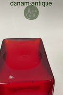 Moderne Firkantet Rød Vase