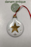 Royal Copenhagen Porcelain Drop Ornament - Jingle Bells 1988