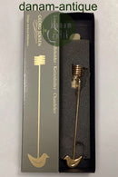 Georg Jensen Golden Christmas Lyseholder - Fugl 1991