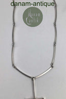 Niels Erik From Sterling Sølv Moderne Halskæde med Vedhæng