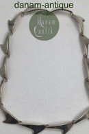 Bent Knudsen Sterling Silver Shark Fin Necklace (14 Links)