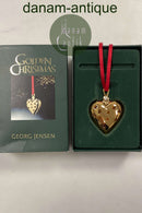 Georg Jensen Golden Christmas Julepynt - Hjerte 2003