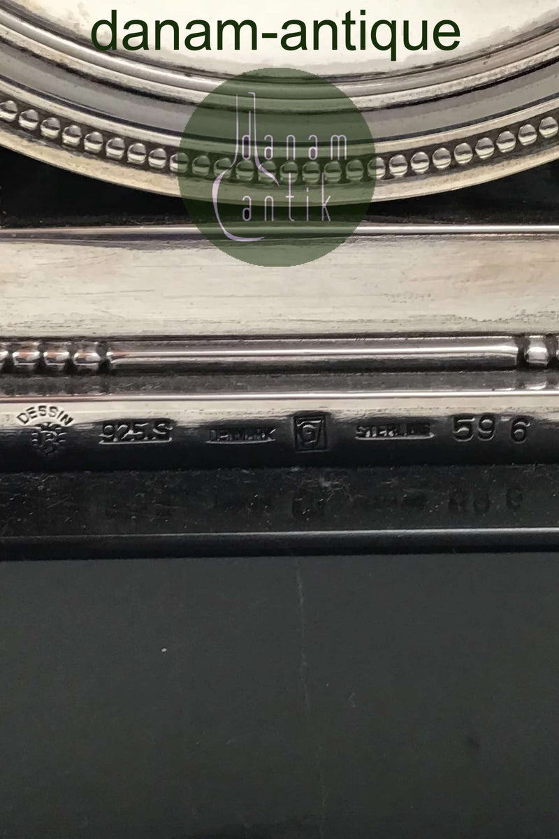 Georg Jensen Sterling Sølv "Konge" Barometer No. 596 (1930-1945)