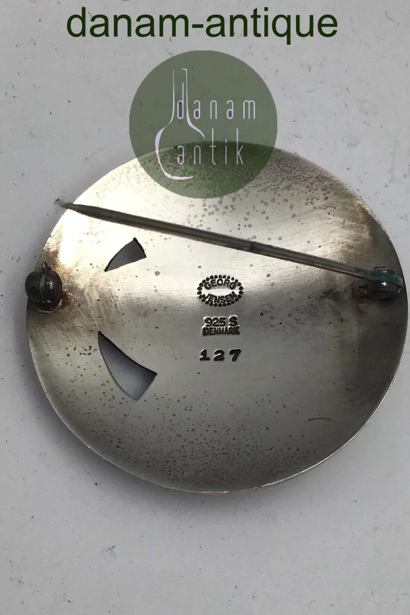 Georg Jensen Sterling Sølv Broche No. 127