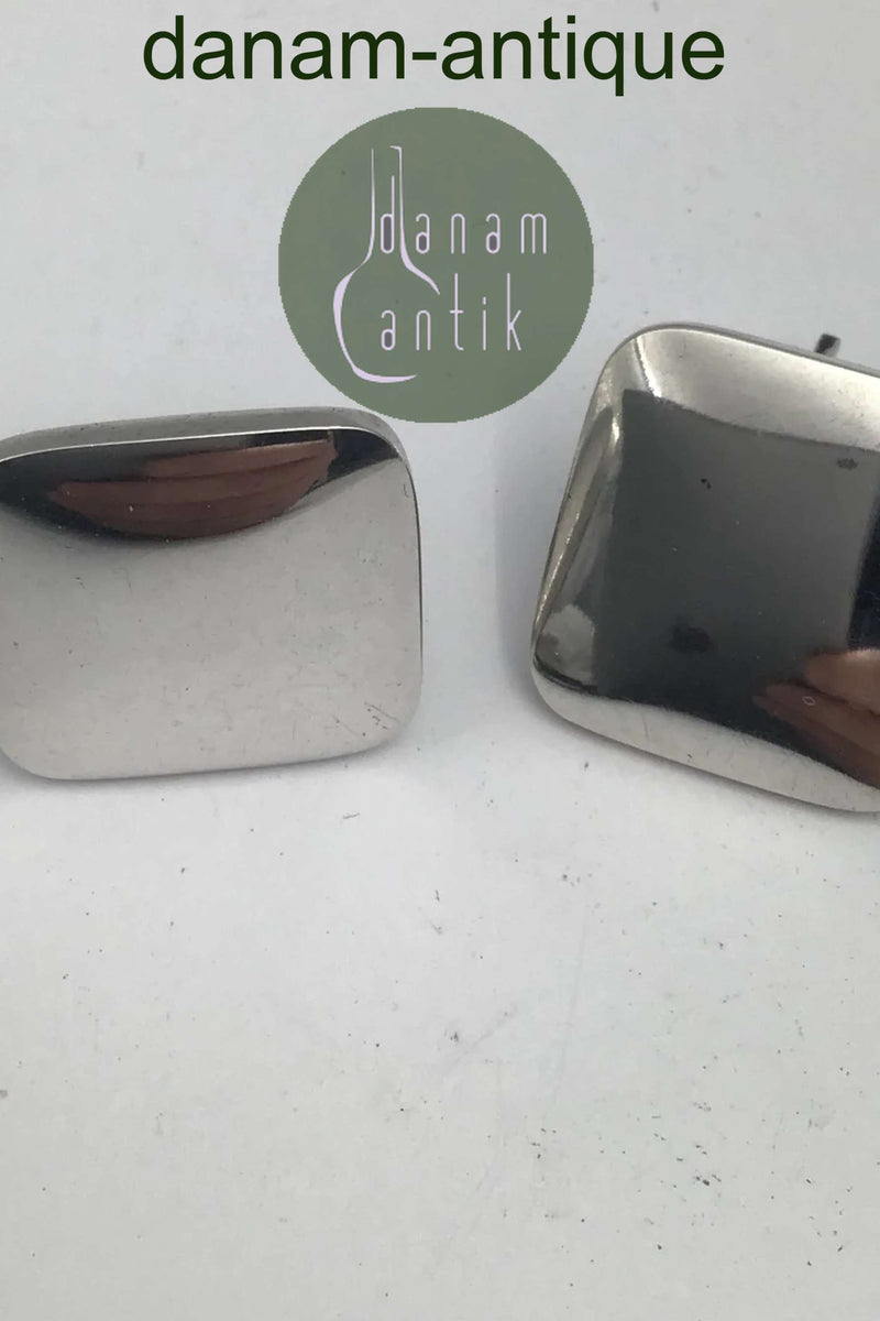 Georg Jensen Sterling Sølv Manchetknapper No. 182 Astrid Fog