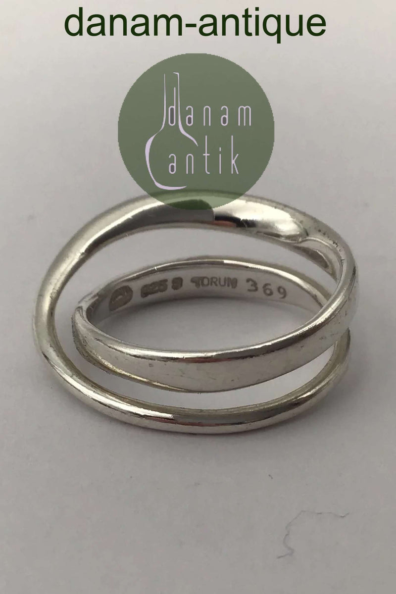 Georg Jensen Sterling Sølv Ring No. 369 Möbius
