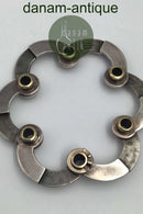 Peder Musse Sterling Sølv / Guld Moderne Armlænke