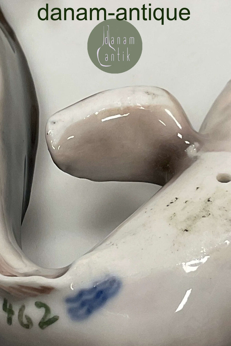 Royal Copenhagen Figur af Ålekvabbe No 462. Viviparous Blenny.