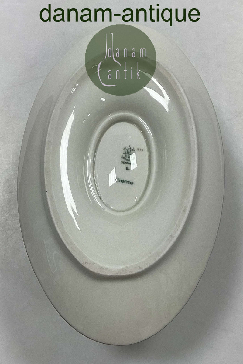 Bing og Grøndahl Saksisk Blomst, Creme Sovseskål No. 8