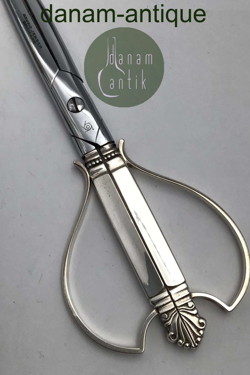 Georg Jensen Sterling Sølv / Stål Dronning Druesaks No. 254