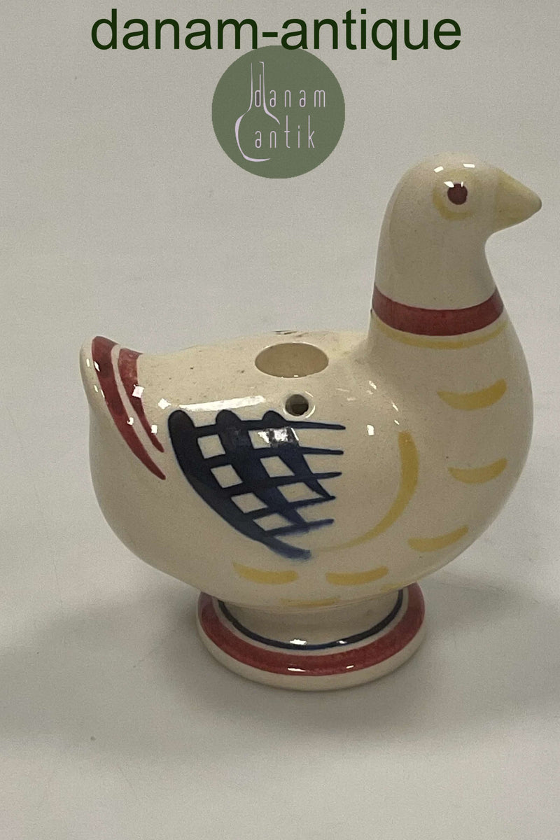 Aluminia Påske / Julehøne figur som lysestage