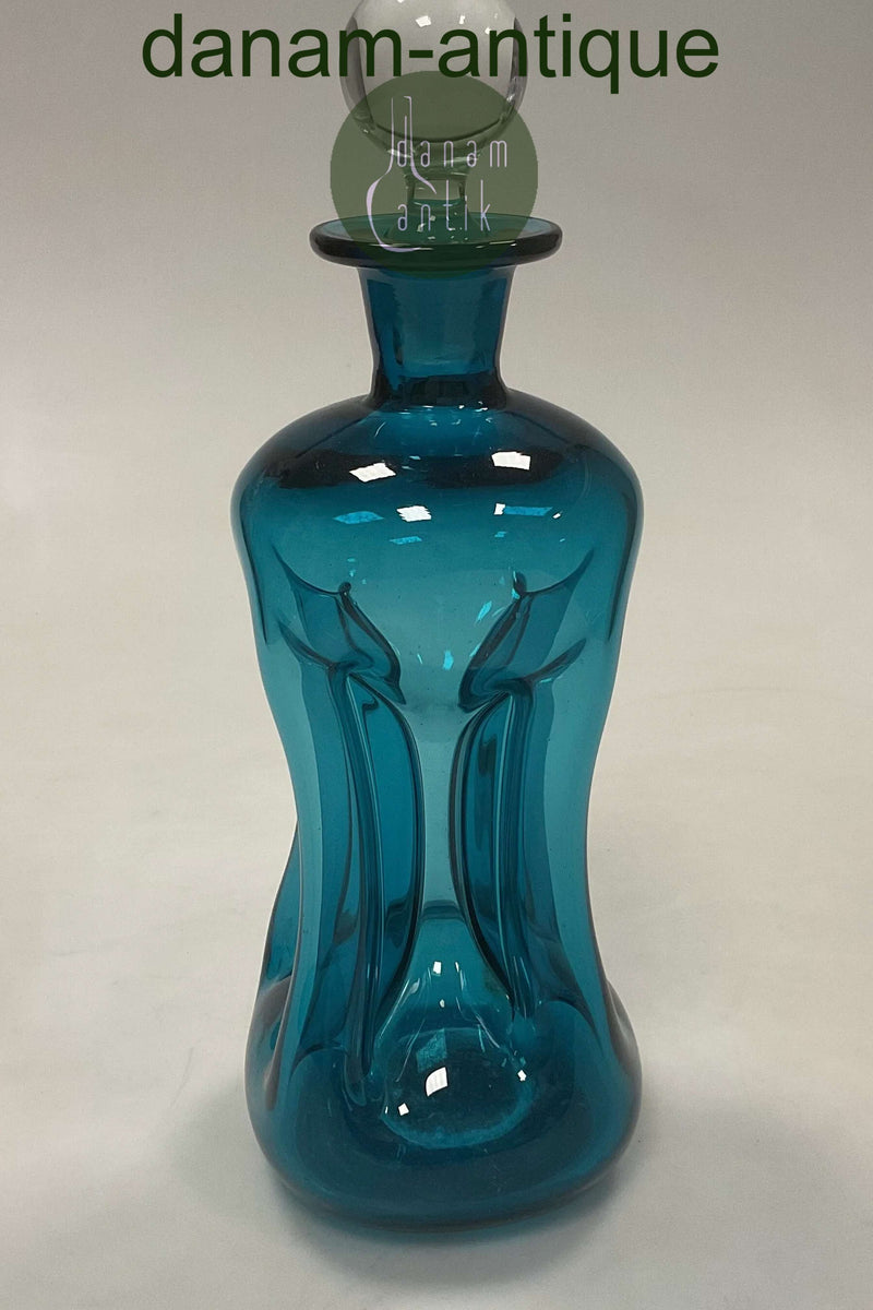 Holmegaard Kluk Karaffel Blå