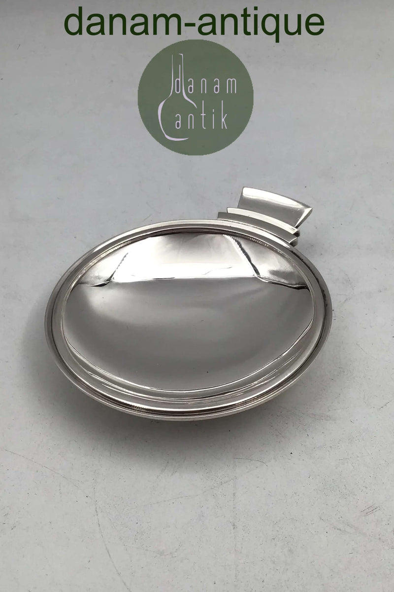 Georg Jensen Sterling Sølv Pyramide Lille skål med håndtag No. 600