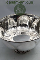 Unika Georg Jensen Sølv Melon / Hjerte skål