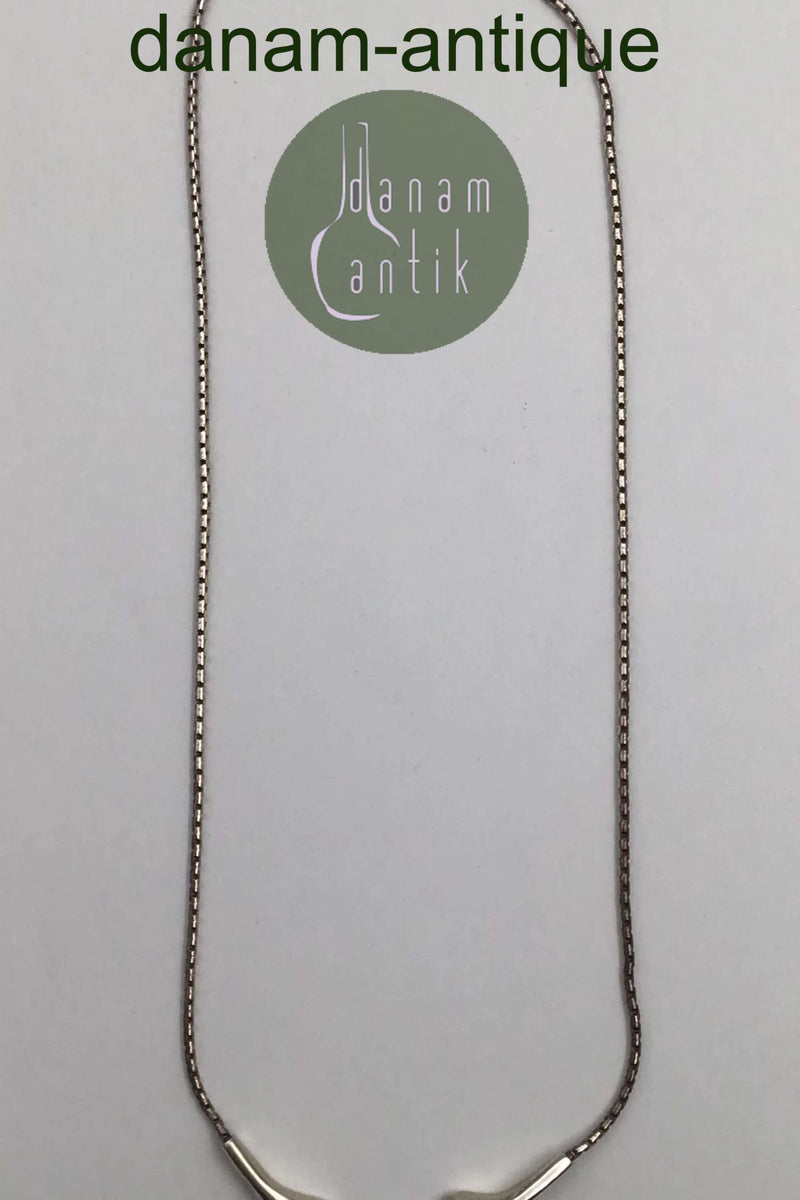 Niels Erik From Sterling Sølv Halskæde (Onyx)